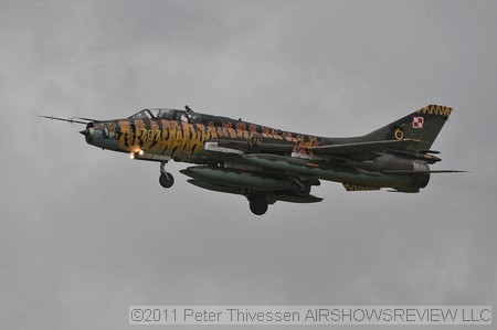 SU-22UM- Polish Air Force with Tiger markings